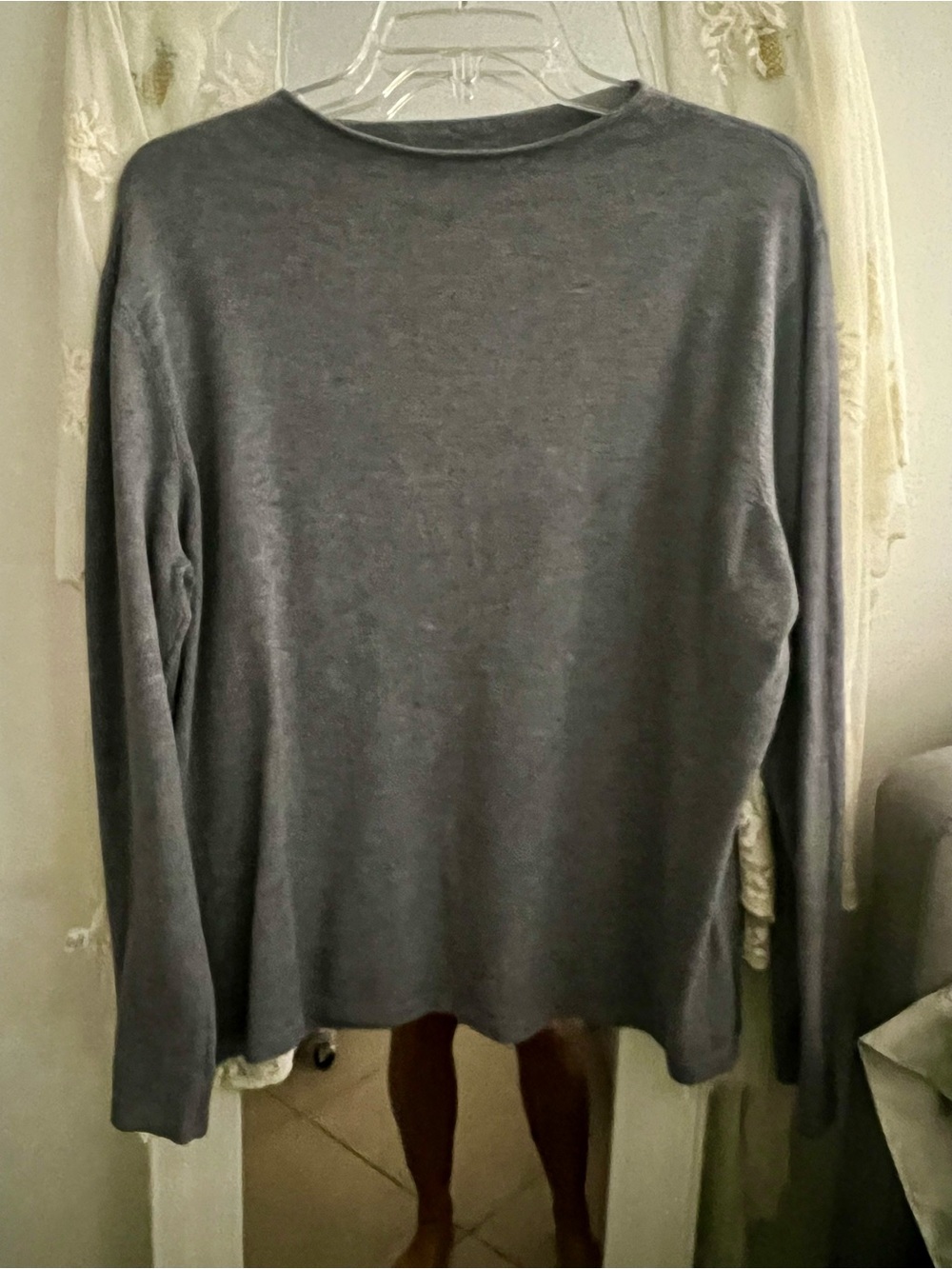 Milano Women's Crewneck Sweater - Heather Charcoal Gray